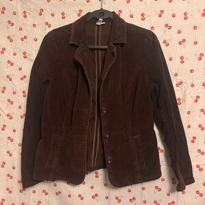 St. John's Bay Dark Brown Corduroy Blazer